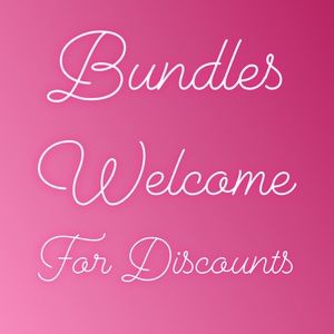 Order in bundles and receive a discount!!